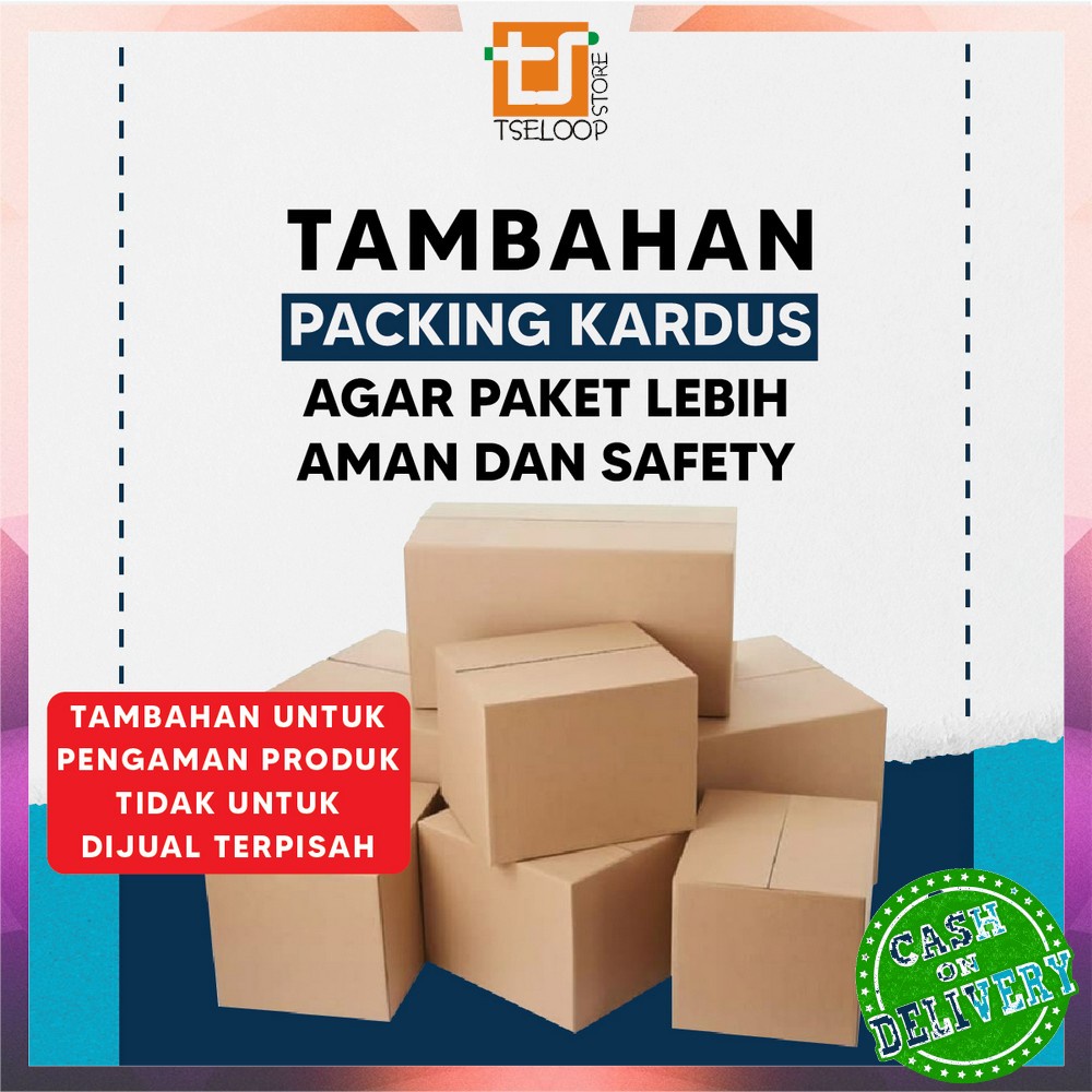 

OFM Tambahan packing Kardus agar paket lebih aman dan safety