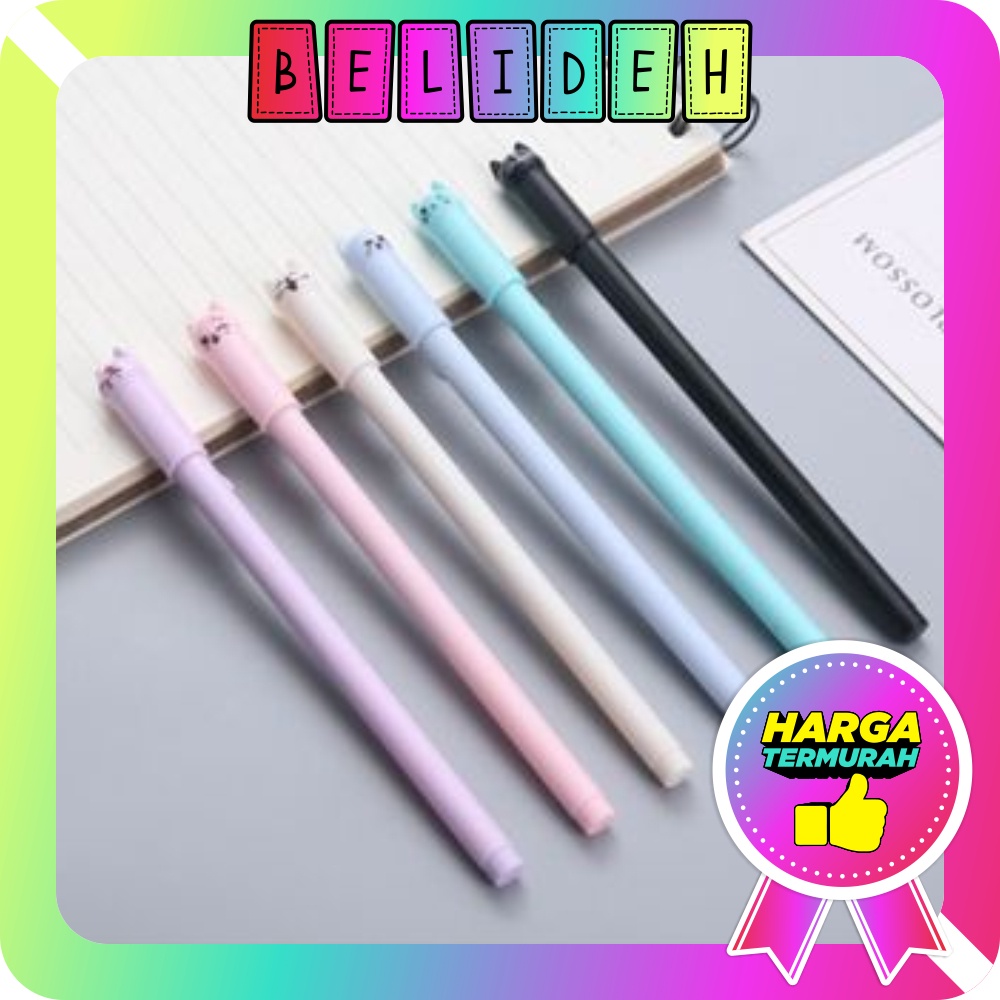 

☛BELIDEH☚ Pena Karakter Meow Kucing Lucu Pulpen Karakter Gel Imut Pulpen Gel Pena Murah Import R340