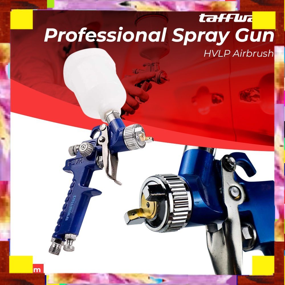 

Termurah Cuci Gudang Taffware Professional Spray Gun Nozzle HVLP Airbrush 1.0mm - H-2000 - BlueTermurah Cuci Gudang