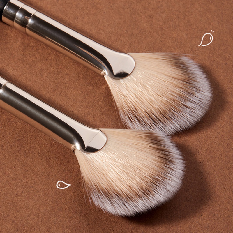 Bionic Fiber Fur High Gloss Brush/Soft Hair Easy Makeup Powder Kuas Makeup Blusher