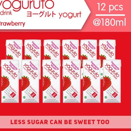 

❊ Yogurt Heavenly Blush Yoguruto Strawberry [12Px180ml] ☁