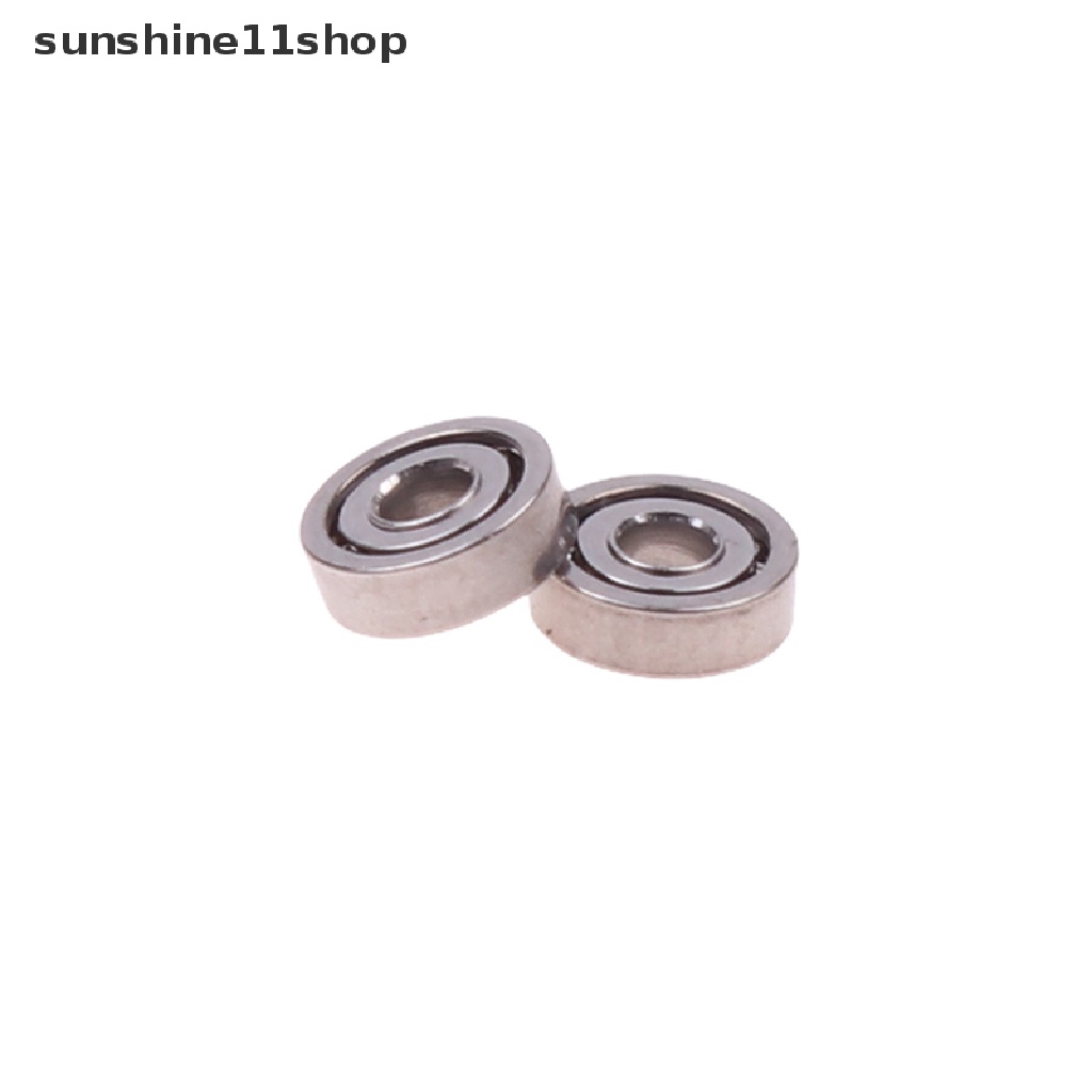 Sho 10pcs 68111 * 3 * 1mm Bantalan Terlindung Dalam Alur Bola Bearing Miniatur N