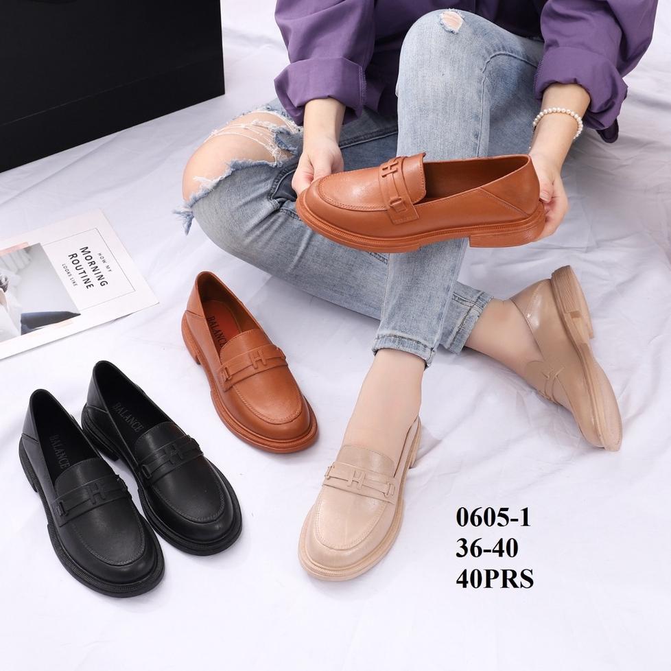MURAH BANGET SEPATU PANTOFEL CASUAL JELLY KARET WANITA IMPORT BALANCE 0605 - 1