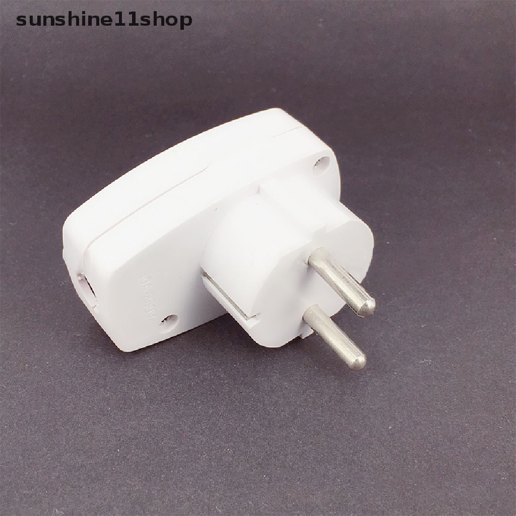 Sho Rewireable EU Power Plug Wih on-off Power Swtich 250V 10A Konektor Wadah Adaptor Standar N