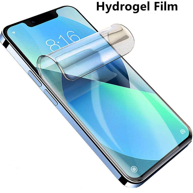 IPHONE 3pcs Untuk Iphone6 6s 78 Plus SE 2020 2022 X Xs XR Max Hydrogel Film HD Pelindung Layar Untuk Iphone14 13 12 11 Pro Max Mini Plus Film