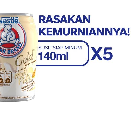 

♧ Bear Brand Gold White Malt RTD 140ml x5 ✬