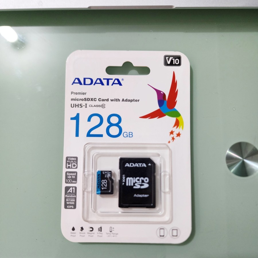 Micro SD Original Adata Class 10 A1 100mbps - 128 gb