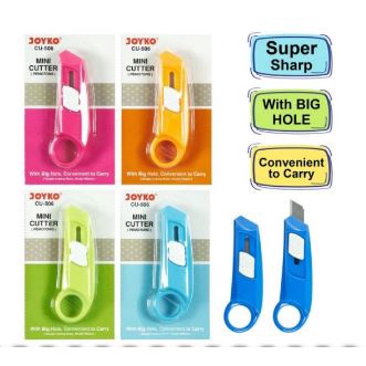 

CUTTER KECIL JOYKO CU-506 ORIGINAL BERKUALITAS / MINI CUTTER PORTABLE / PISAU KECIL ALAT PEMOTONG