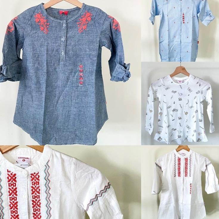 ❄ Cool Girl Blus Gamis Anak Perempuan Original Branded ➫