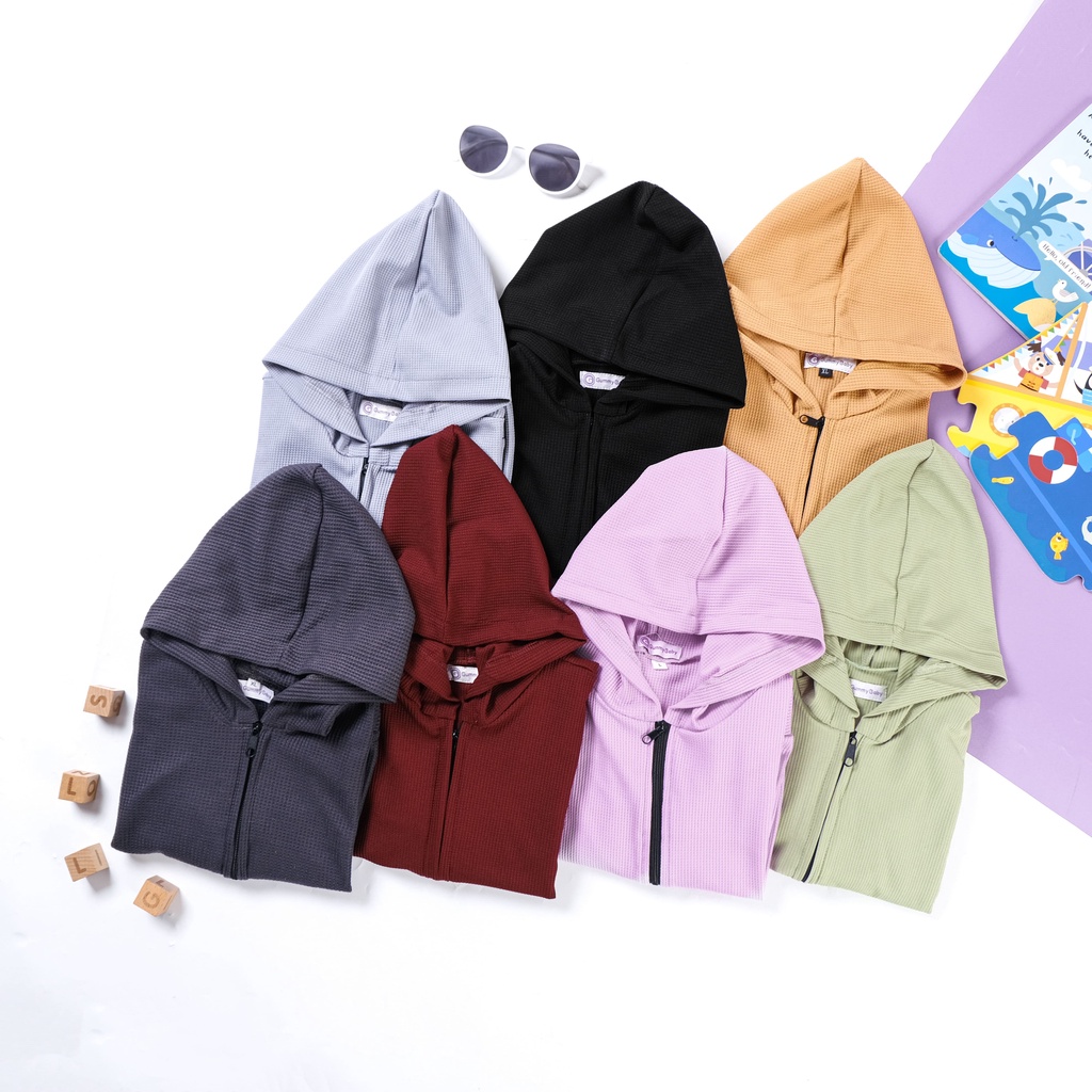 Fairy Baby Waffle Knit Jaket Hoodie Anak | Jaket Anak | Jaket Anak 1-4 Tahun