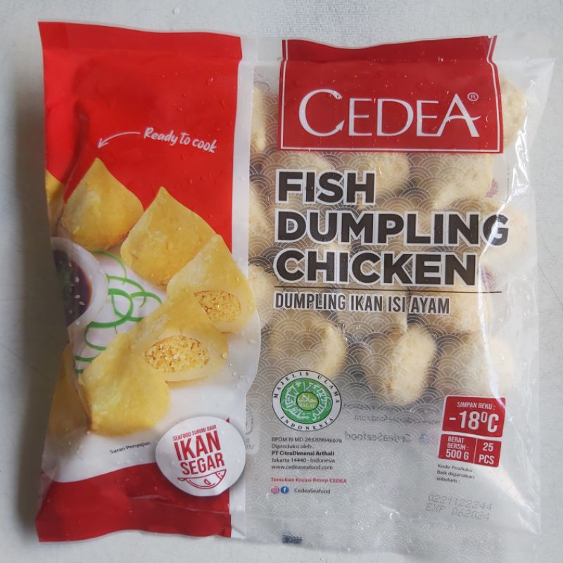 

Cedea Fish Dumpling Chicken 500 gr isi 25 butir Frozen Food Murah | Makanan Beku | Olahan Daging Ikan Siap Goreng | Rebus | Bakar - FROZEN FOOD - Makanan Istant Siap Cepat Saji