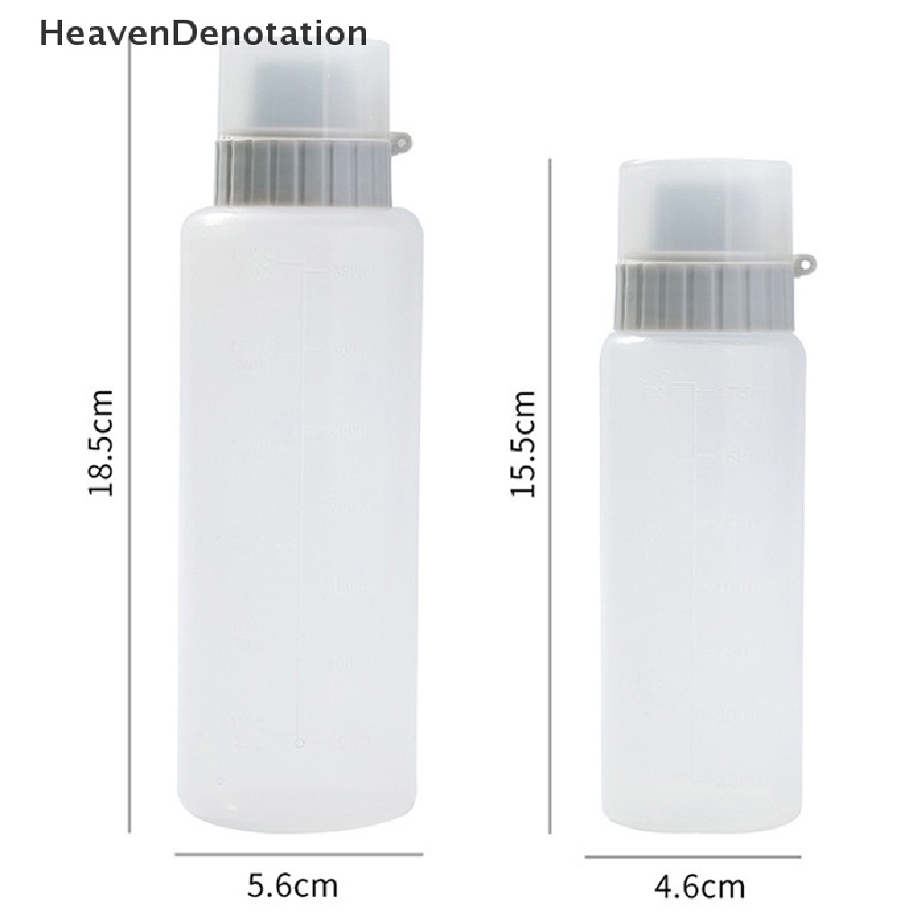 [HeavenDenotation] 1Pc 350 / 175ml 5 Hole Condiment Squeeze Bottles Ketchup Mustard Squeeze Bottle HDV