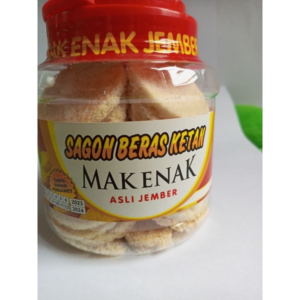 Kue sagon beras ketan Mak Enak