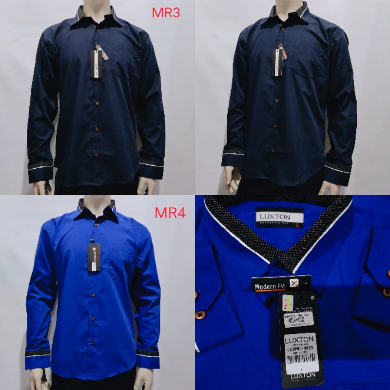 NEW Kemeja Pria Model Terbaru LUXTON AMR3 AMR4