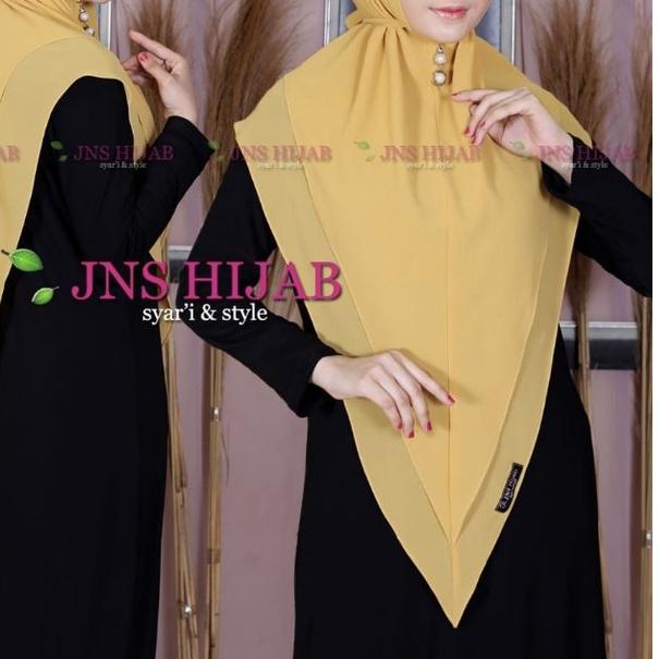❈ khimar ceruty non pet tali jumbo hijab MARYAM jilbab syari non pet ori jns hijab ۩