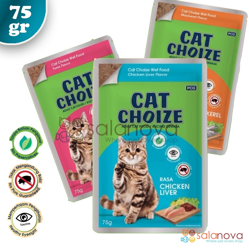 Cat Choize Wetfood Makanan Kucing Basah 75gr