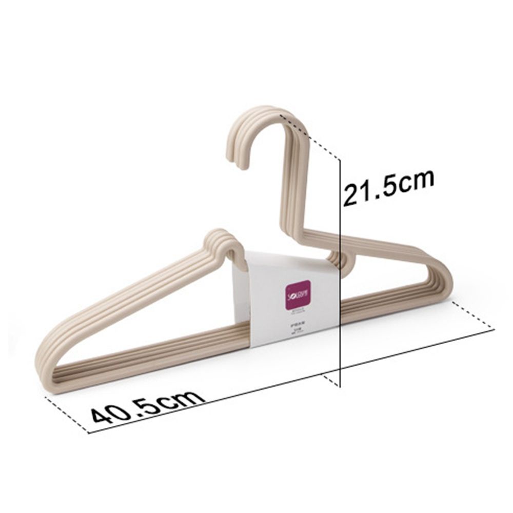 Yamata Hanger Gantungan Pakaian Plastik Polos  / Hanger Gantungan Plastik Tebal / lastic Hanger Pakaian Laundry Anti Slip