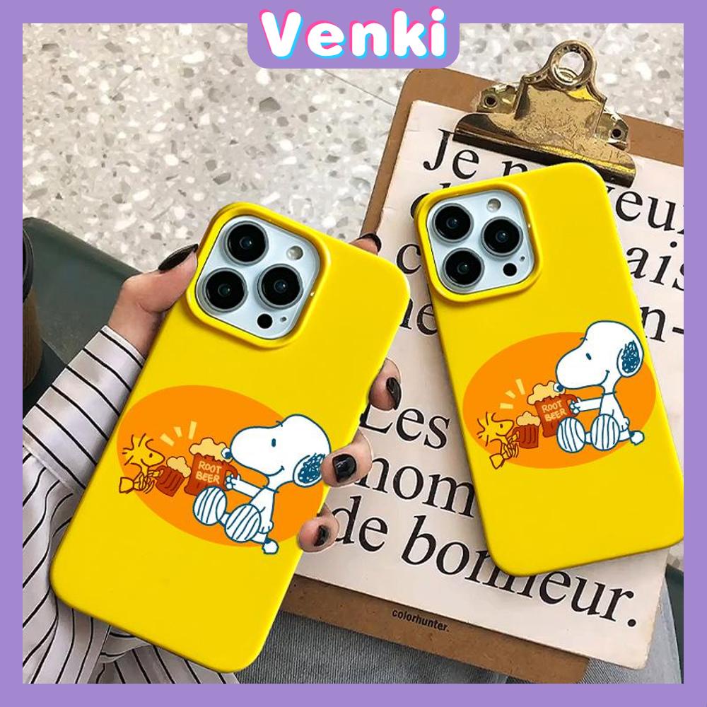 iPhone Case Soft TPU Glossy Yellow Candy Case Cute Cartoon Dog Camera Protection Shockproof For iPhone 14 13 12 11 Pro Max 7 8 Plus X XR