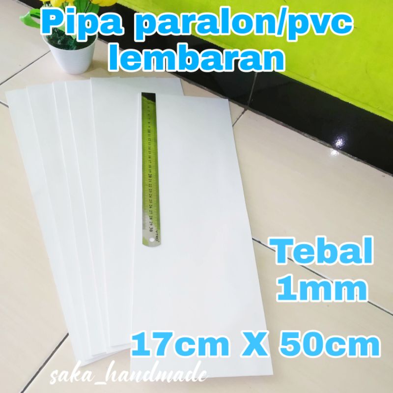 PIPA PARALON/PVC LEMBARAN (17cm X 50cm) TEBAL 1mm