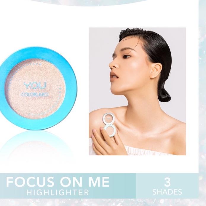 ➽ YOU Colorland - Focus On Me Highlighter / Highlighter You ( YOU MAKEUPS OFFICIAL STORE ) ♜