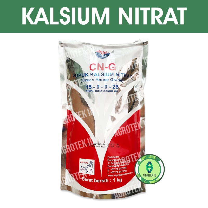Pupuk Kalsium Nitrat CNG Calnit Pak Tani Kemasan 1 Kilogram
