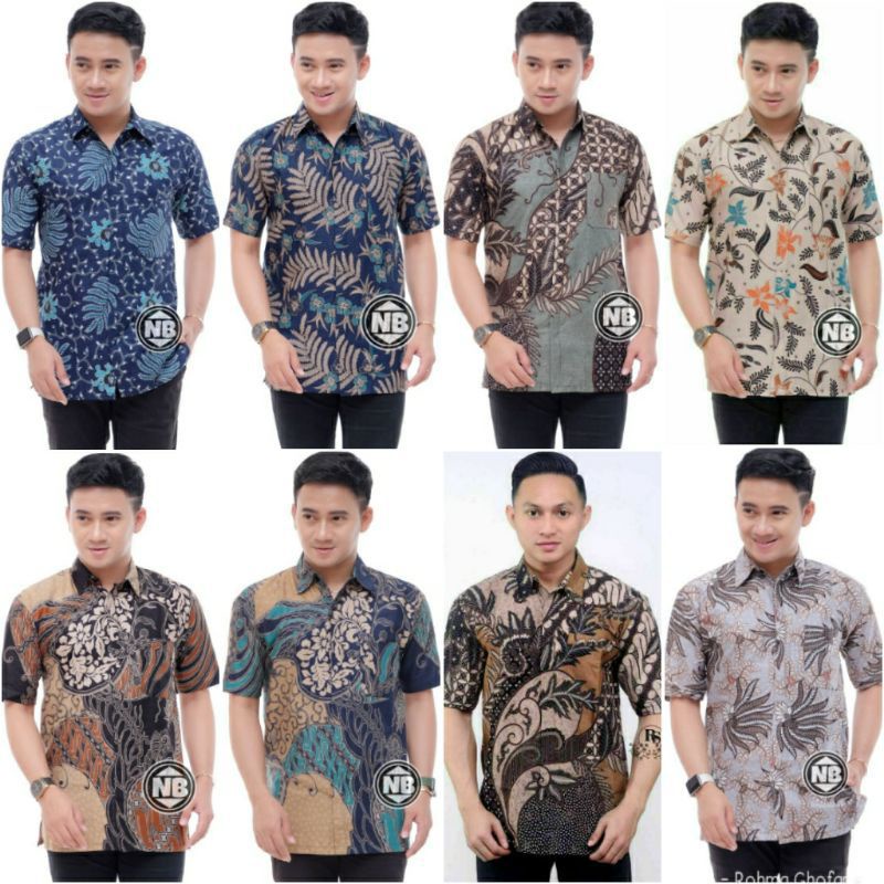 BATIK KATUN POLYMICRO LENGAN PENDEK PRIA TERBARU HALUS LEMBUT