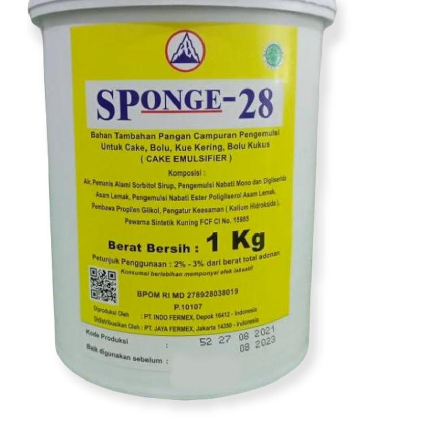 

➬ Sponge-28 SP Pengembang Kue 1Kg Cake Emulsifier ❀