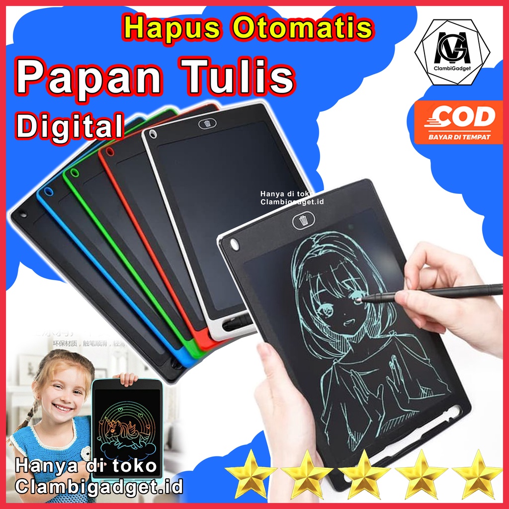 

Papan Tulis Digital Anak Writing Tablet LCD Anak 8,5" Papan Tulis LCD Anak Tablet Digital LCD Layar Tablet Menggambar Papan Tulis Anak Digital White Board Whiteboard Writeboard Edukasi Anak Papan Tulis Hapus Anak Magnetic Kecil Besar Magnet Mini Kapur