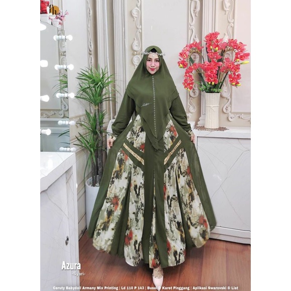 gamis azura syar'i by Al gibran(fayoo)