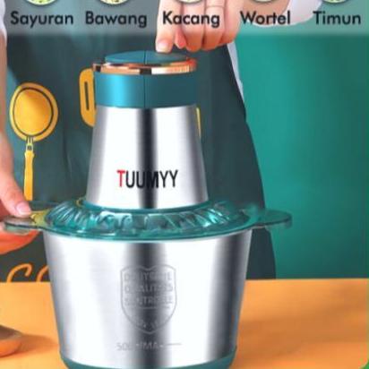 ☪ (TUUMYY) BLENDER STAINLESS MULTIFUNGSI {2L} TM-0810 ◌