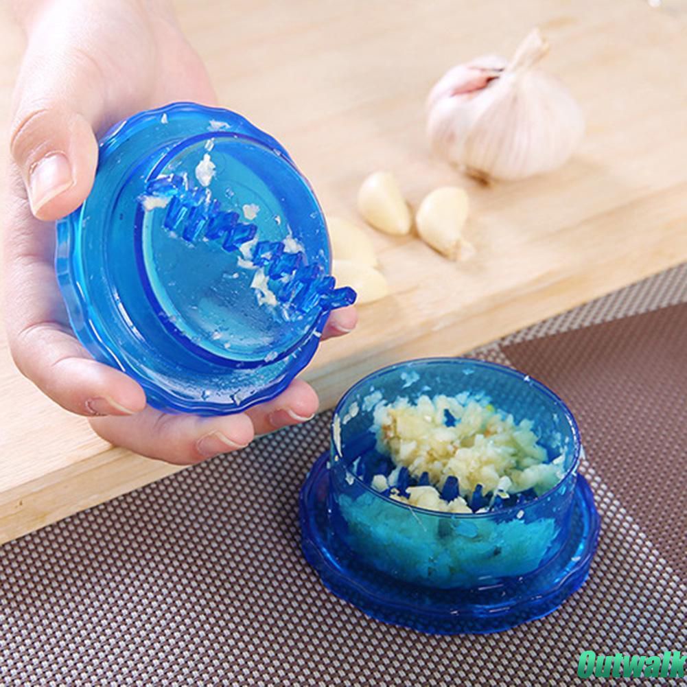 ღ Dapur Bawang Putih Crusher Manual Tekan Roll Pengupas Jahe Bawang Putih Menekan Sayur Kacang Chopper Secara Manual Bawang Putih Pounder Dapur Gadget aksesoris