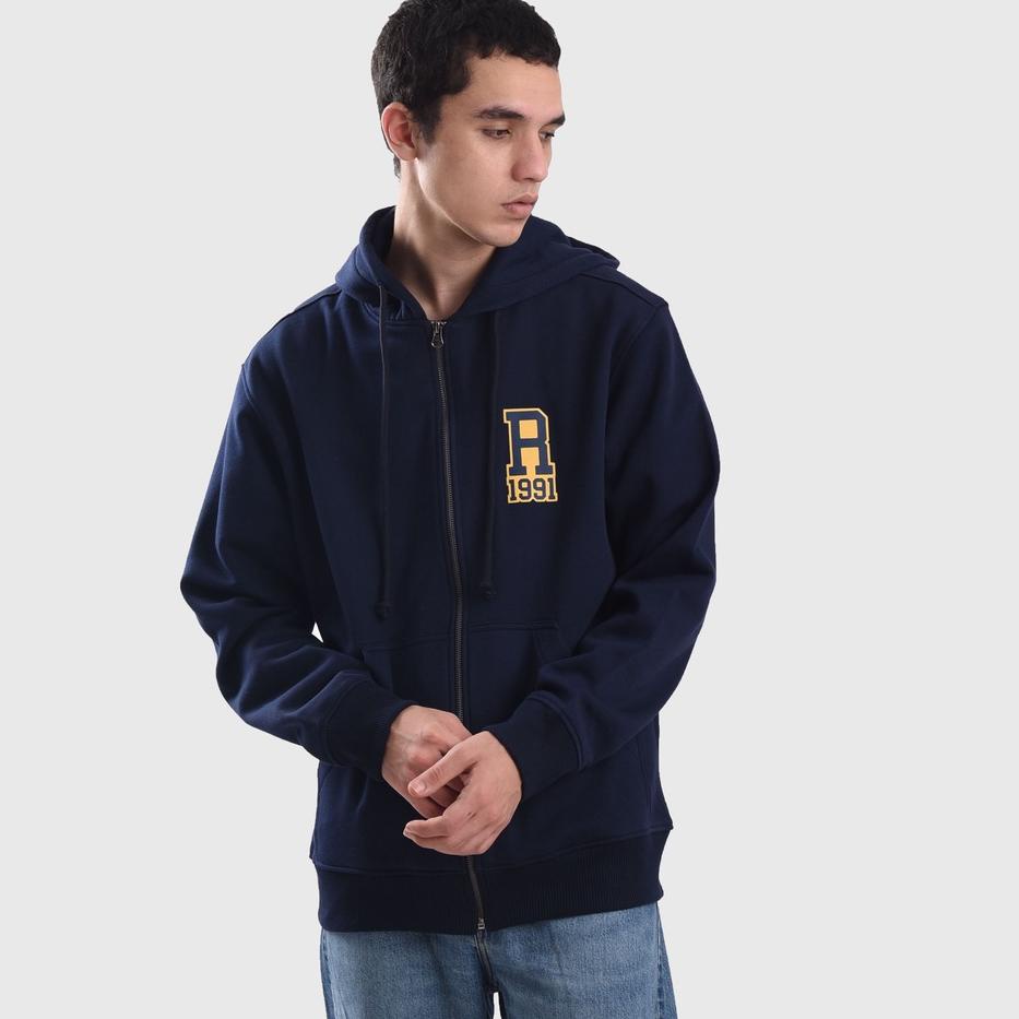 ✸  Roughneck HZ030 Navy R1991 Zipper Hoodie ➼