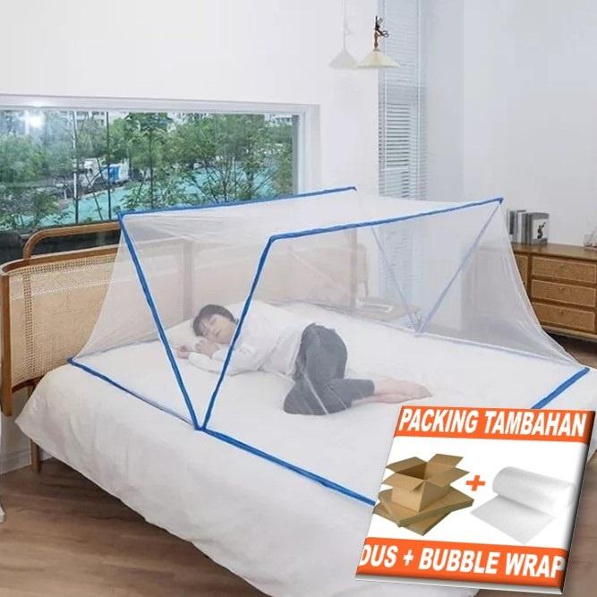 ➯ KELAMBU KOTAK LIPAT UKURAN cm/ KELAMBU LIPAT PORTABLE KOTAK/ KELAMBU LIPAT ANTI NYAMUK KOTAK ◄