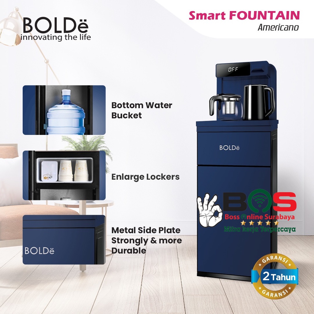 Bolde Super Smart Dispenser Americano Smart Fountain Dispenser Panas Dingin Normal