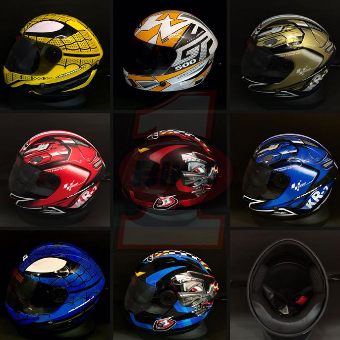 Helm Full Face Anak Scott/ helm full face anak anak cowok/ Helm Junior