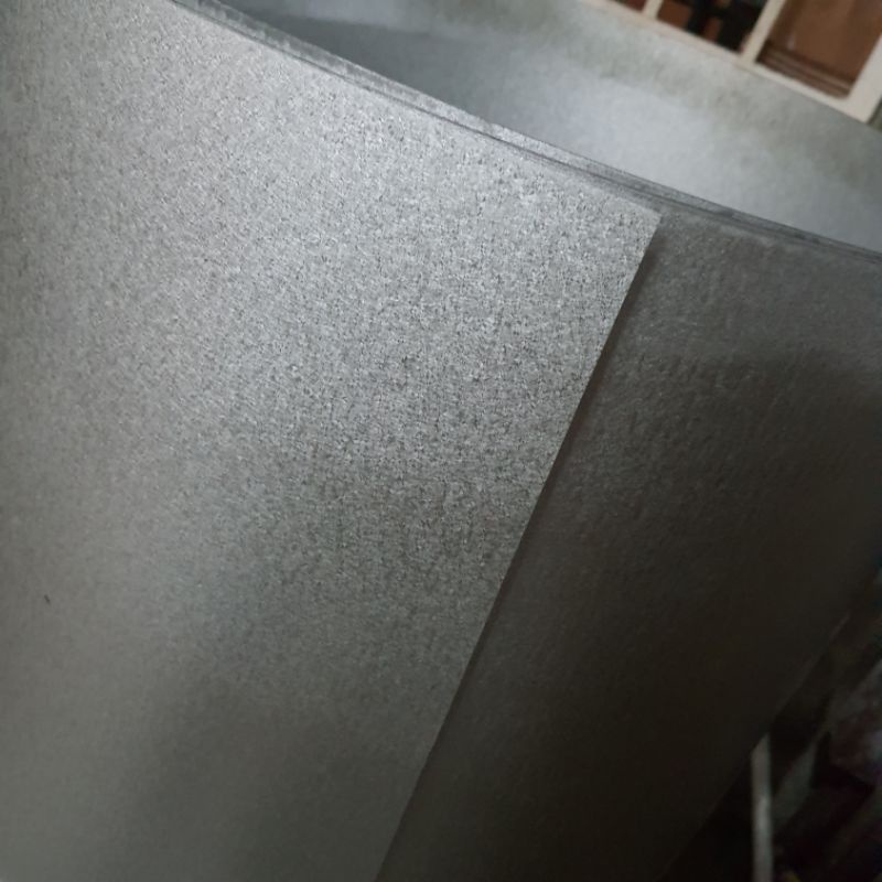 Seng galvalum 0,25 mm per meter / plat talang 0.25 mili meteran