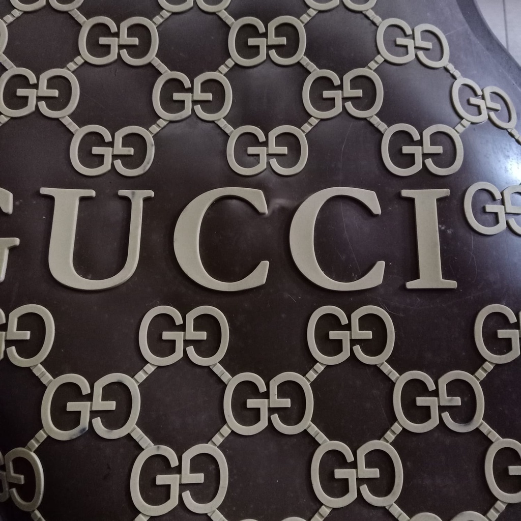 SALE KARPET -  Karpet Mobil - Alas kaki Mobil Motif Gucci Coklat
