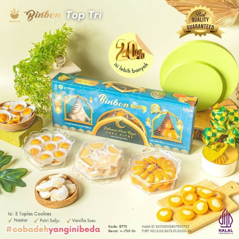 

PAKET KUE BINBON TOP TRI BTT3- TOKO RR JAYA