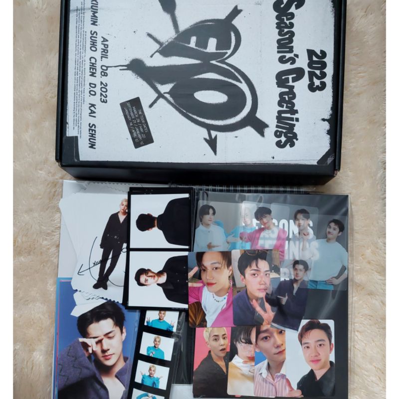 EXO SEASON GREETINGS 2023 SG 23 SEHUN D.O. KAI SUHO CHEN XIUMIN PHOTOCARD PC