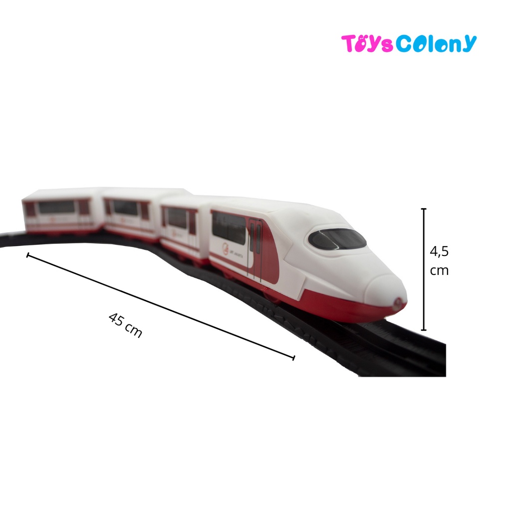 Kereta Mainan MRT/LRT Dan BUS MASKAPAI MAINAN (PAKET HEMAT ISI 2 ITEM)