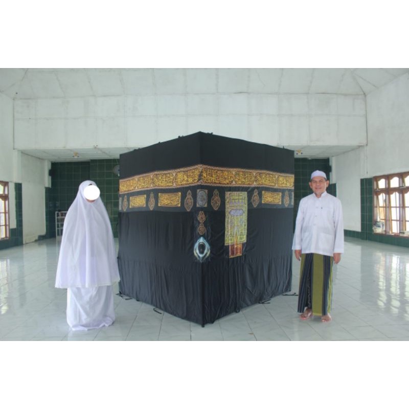 KAIN KISWAH KABAH TANPA RANGKA BAHAN KATUN U/MANASIK & SEKOLAH ( Uk.1,5x6 m)