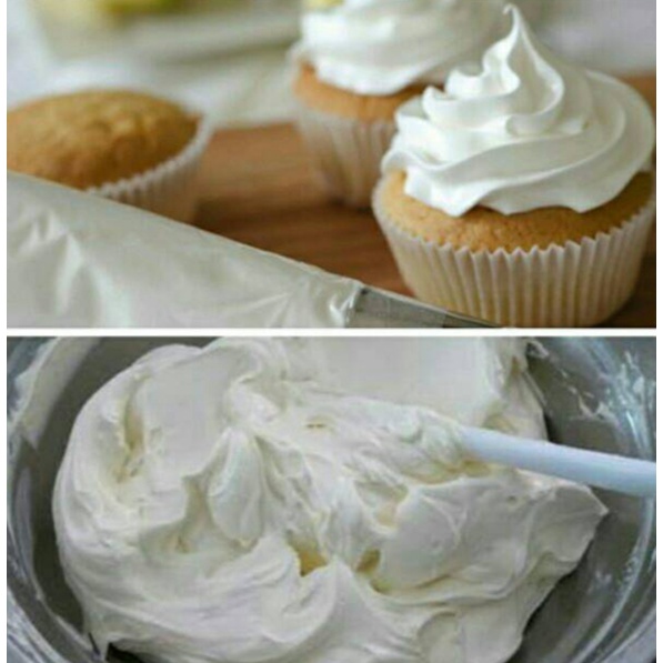 

Buttercream instan siap pakai loss 500gram