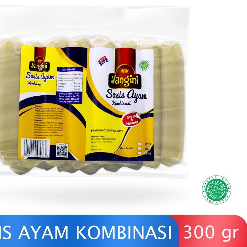 

➪ Yangini Chicken Sausage - Sosis Ayam Kombinasi 360 gr ♀