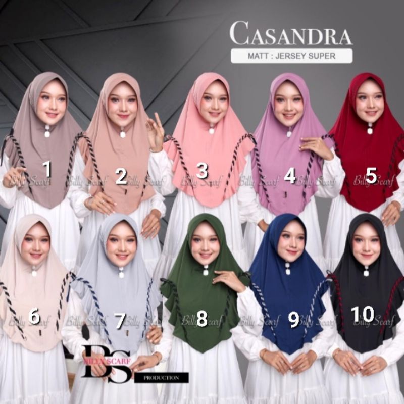 HIJAB KHIMAR CASANDRA ORI BILLY SCRAF