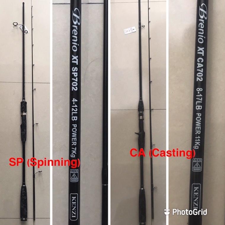 BIG SALE J21 Joran pancing BC / Spinning kenzi brenio 210 cm Ring Fuji harga sudah termasuk packing 