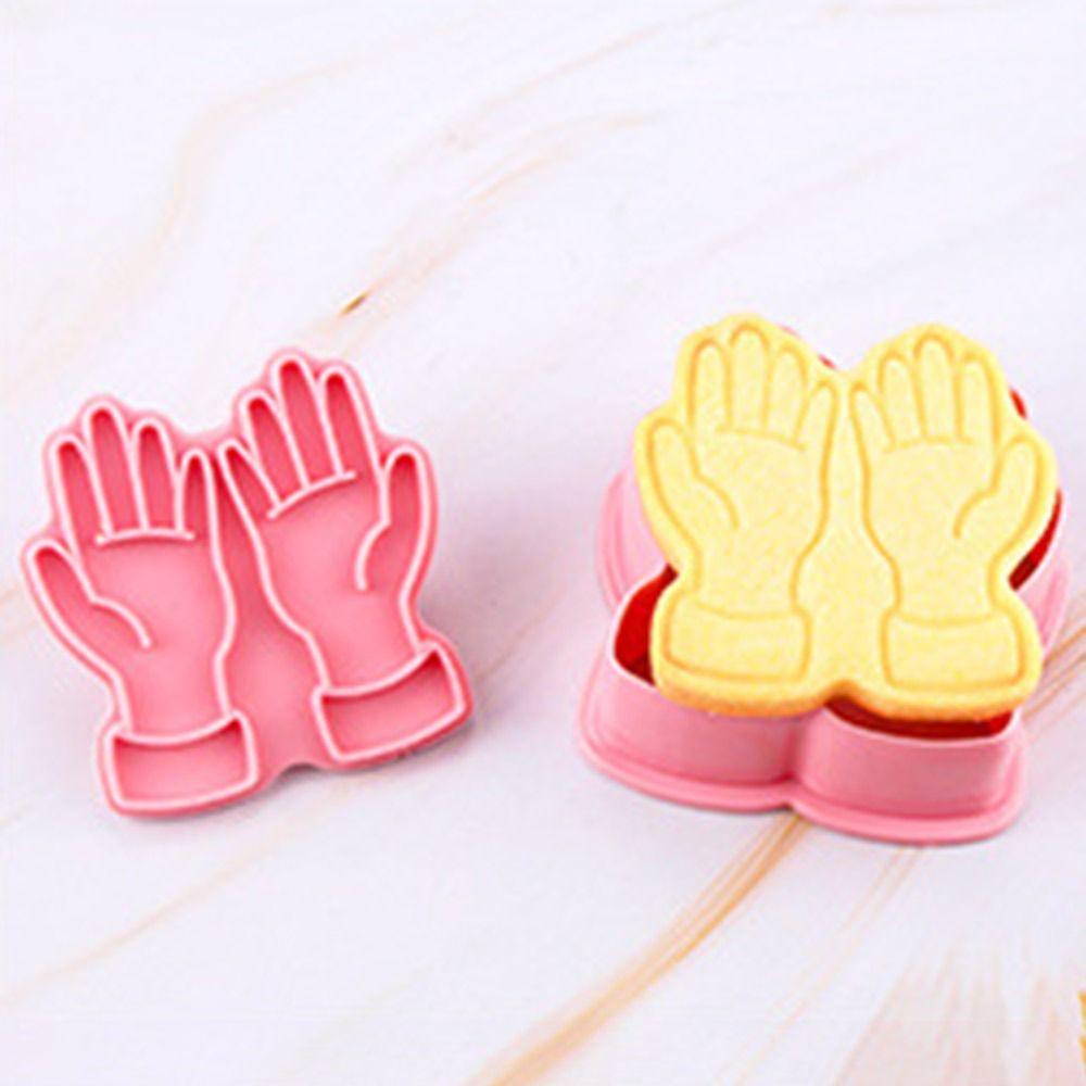 Solighter 6pcs/set Alat Kue Eid Mubarak Cetakan Kue Islam Muslim Festival Cookie Cutter