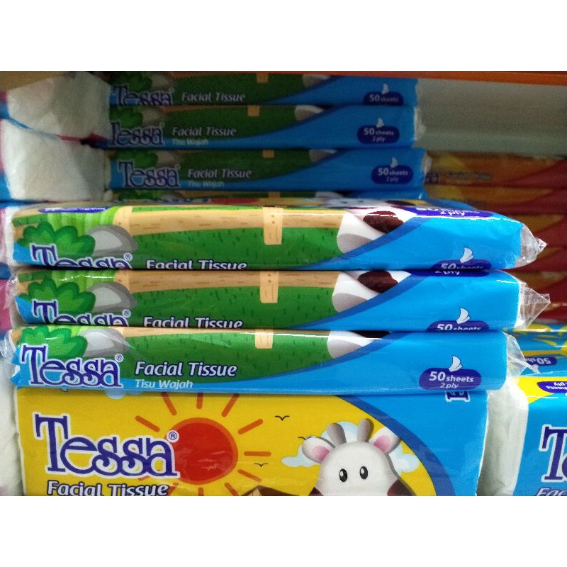 TESSA TISSUE TRAVEL PACK 50's