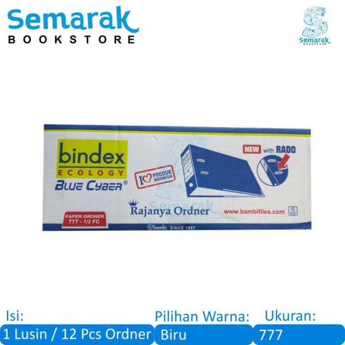 

Bindex Ecology 777 Ordner 7 Cm Kecil - Hitam - Dus