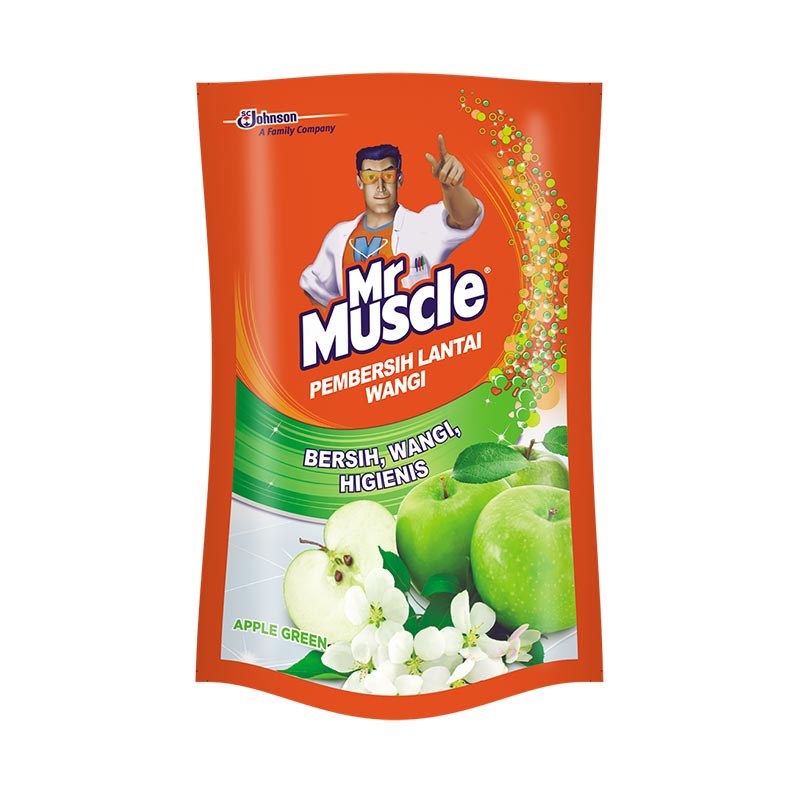 MR.MUSCLE AXI TRIGUNA REFILL 800 APPLE GREEN