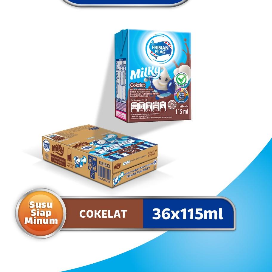 

➯ Frisian Flag UHT Milky Chocolate 115ml (36pcs) Multipack ♧